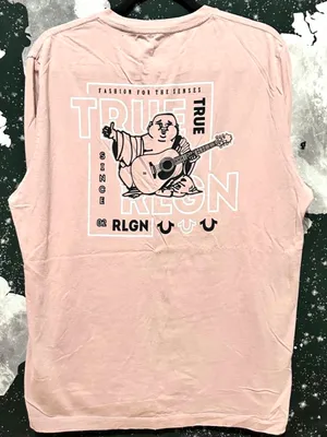 True Religion Big Buddha Guitar Long Sleeve Shirt thumbnail 1