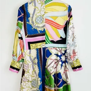 ZARA Women Short Printed Mini Dress nwt thumbnail 5