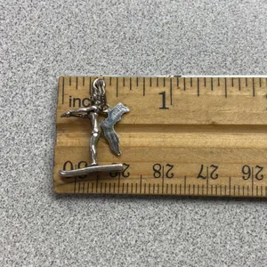 Vintage Sterling Silver Cypress Gardens FL Souvenir Beau Water Skier Charm thumbnail 5