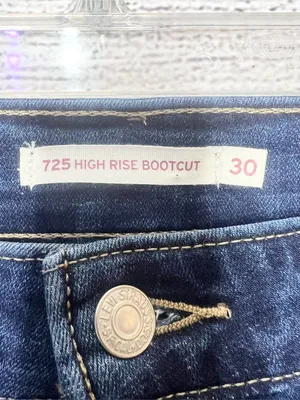 Levi's 725 High-Rise Bootcut Jeans Size 30 thumbnail 7