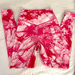 Balance athletica / vitality OG pant white hibiscus pink tie dye leggings size S thumbnail 1