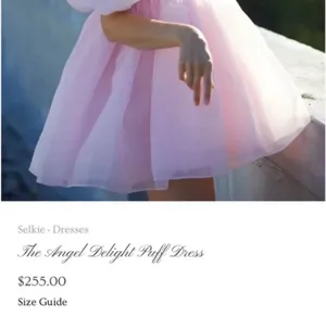 Selkie Puff Dress Baby Pink Small thumbnail 3