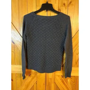 Aeropostale Gray Pullover Knit Crew Neck Sweater Size Small (8900) thumbnail 5