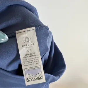 OFFLINE by Aerie Real Me High Waisted Joggers Blue Small‎ Pockets Activewear thumbnail 9
