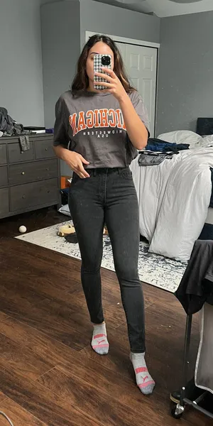 Never Worn Black Skinny Jeans thumbnail 1