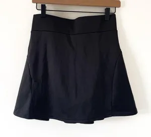 Black Pleated Mini Tennis Skort Size M thumbnail 1