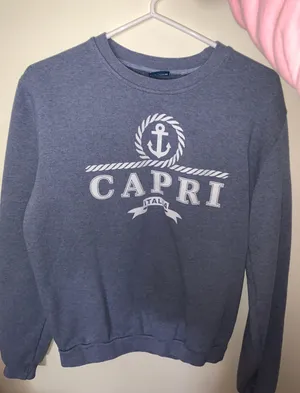 Comfy Boutique Sweatshirt Blue Size M thumbnail 1