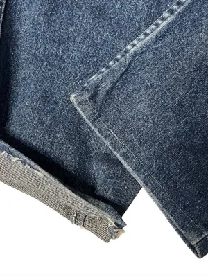 WRANGLER Silverlake Jeans Barebottom Blue Denim Dark Wash Size 19/20 VINTAGE thumbnail 9