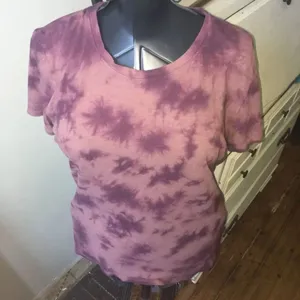 Victoria’s Secret Pink size L acid wash scoop neck t-shirt thumbnail 1