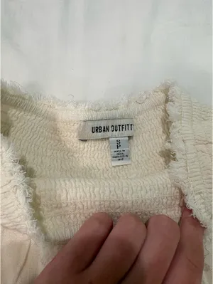 Urban Outfitters White Lace Skirt Mini thumbnail 2