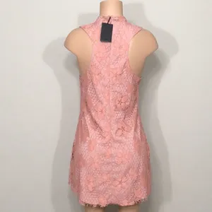 Revolve & NBD high neck lace overlay dress. NWT thumbnail 9