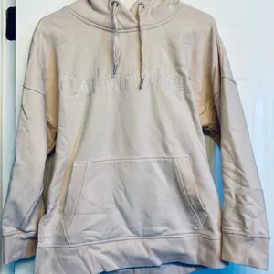 CALVIN KLEIN Fleece Pullover Hoodie Light Pink Women Size Small Cozy‎ Warm thumbnail 1