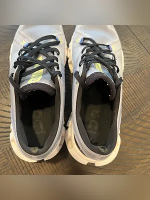 On Cloud X 3 athletic shoes gray/purple 7 women thumbnail 9
