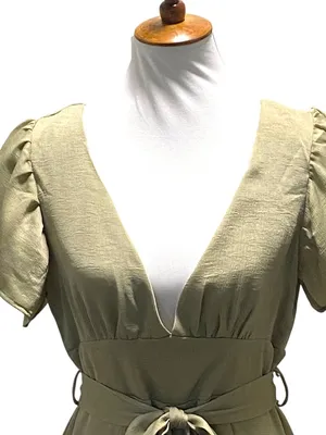 Petal & Pup Orin Wide Leg Jumpsuit Beige Size 8 NWT Neutral Coastal Boho Wedding thumbnail 6