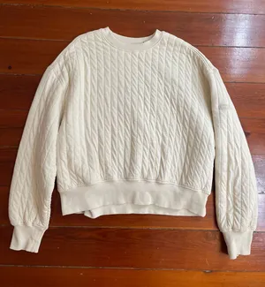 PrAna Cedar and Sage Organic Pullover Quilted Sweatshirt in Canvas Sz XL 🧡🎀 thumbnail 1