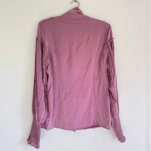 SCARLET DARKNESS Women Renaissance Retro Shirt Lantern Sleeves Top Size L Purple thumbnail 6