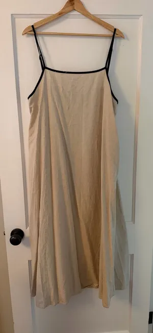 Midi length sundress Tan Size XL thumbnail 1