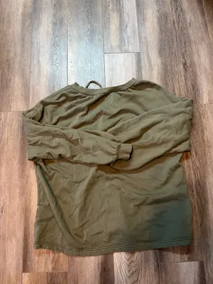 Aerie Easy Street Sweatshirt in Olive Green thumbnail 4
