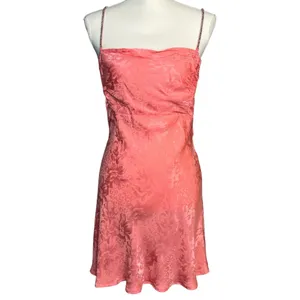 For Love & Lemons Dress Gabrielle Mini Pink Damask Women’s Size Large thumbnail 3