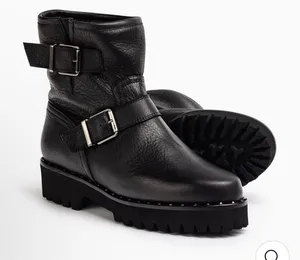 Jon Josef Biker Fur Moto Boot Regular price $297.00 Black Size 41 9.5 US thumbnail 1