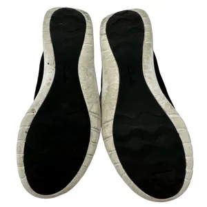 Clarks Size 7.5 Flats‎ Black Cloud Steppers Comfort Shoe Slip On Workwear Ortho thumbnail 7