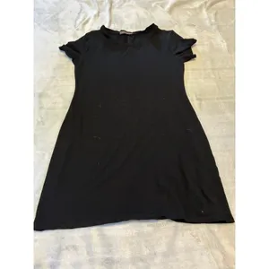 Feel The Piece TERRE JACOBS Mini Dress Tunic Top Womens Black Sleeveless XS/S thumbnail 2