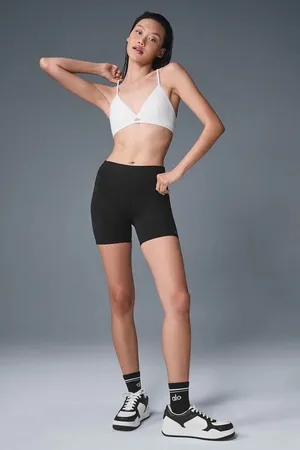 Alo 5" Airbrush High-Waist Biker Short thumbnail 1