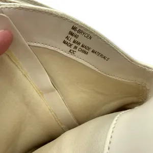 Mix No.‎ 6 Brycen Western Cowboy Boots Womens 9M Cream Faux Snakeskin Block Heel thumbnail 9