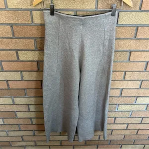 Some Others Thick Wide Leg Beige/Grey Casual Pants thumbnail 2