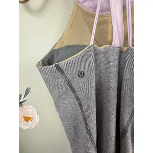 Lululemon Purple and Gray Running Motivate Halter Strappy Back Tank - Size - 4 thumbnail 7