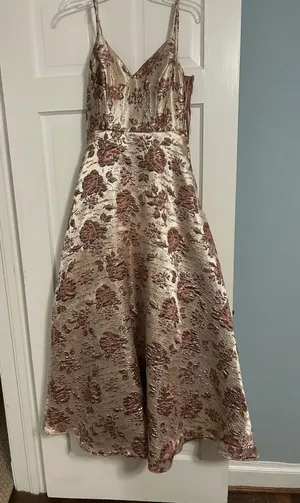 City Vibe Pink Jacquard Dress thumbnail 2
