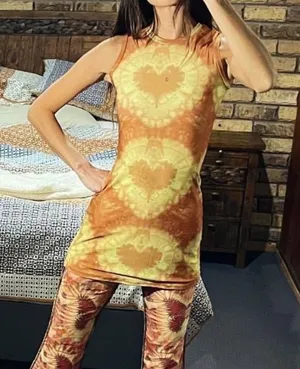 One Love Mini Dress in Brown thumbnail 1
