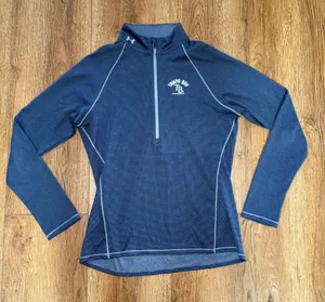Under Armour Tampa Bay Rays Womens M Navy Blue Stripe Quarter Zip Pullover thumbnail 1