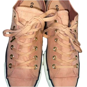 Converse Chuck Taylor All Star Platform Low Pink Lace - Up Sneakers Size 8.5 EUC thumbnail 7