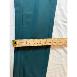 Mondetta Performance Luxury Green Ribbed Side Pocket‎ Leggings Womens XL thumbnail 5