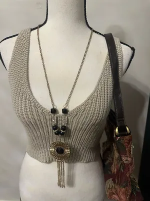 En Saison knit top Tan thumbnail 2