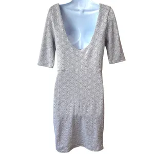 Free People Floral Purple & Green Texture Mini Dress FairyCore Feminine Dainty L thumbnail 6