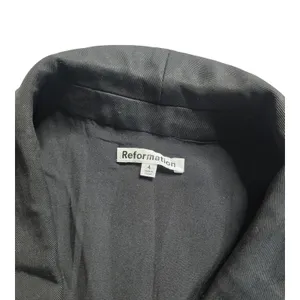 Reformation Oakley Black Vest Size: 4 thumbnail 4