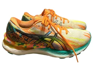 ASICS Gel Nimbus 23 Color Injection Pack Hot Pink/Sour Yuzu 1012B011 Women Sz 9 thumbnail 1