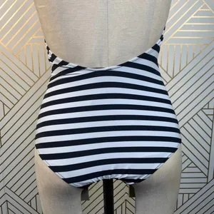 Zara Swimsuit Black and White Striped One-Piece Bathing Suit Size‎ Small thumbnail 11