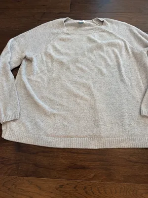 Old Navy Women’s Crewneck Sweater in Light Gray Size Large - C58-023 thumbnail 4