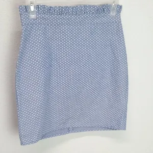 Re-named Polka-dot Skirt & Blue Cropped Top Set Size S‎ thumbnail 3