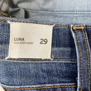 Hudson Luna Skinny Sequins Embellished Side Stripe Blue Jeans 29 thumbnail 7