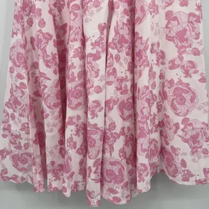 Hello Molly Women's 4 Short Sleeve Pink White Floral Mini Dress V-Neck Girly NWT thumbnail 7