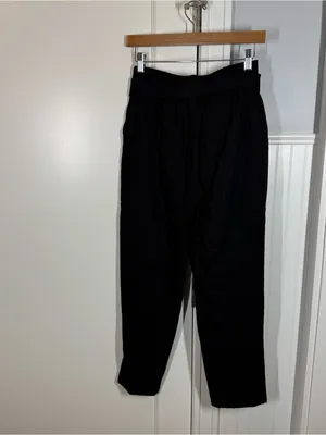 Rachel Zoe Linen Rayon Blend Straight Trousers with Belt size‎ 2 coastal resort thumbnail 3