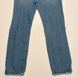 Altar'd State Jeans Women 26 Blue Distressed Straight Leg High Rise 100% Cotton thumbnail 4