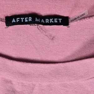 AFTER MARKET Pink Ruffle Front‎ T Shirt Made in USA Cotton Blend Top Size M thumbnail 3