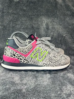 ⁠New Balance 574 Animal Print Cheetah Leopard Womens Size 7.5 Sneakers thumbnail 3