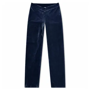 Peachy Den Celeste Velour Navy Twin Set XS $230 Cardigan + Trouser Pants thumbnail 5