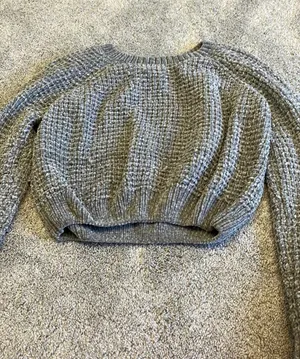 Altar'd State Green Knit Sweater thumbnail 1